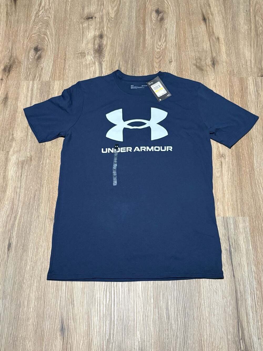 Under Armour Sportstyle Logo Tee Size MD Blue Short Sleeve